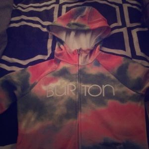 Burton tie-dye hoody